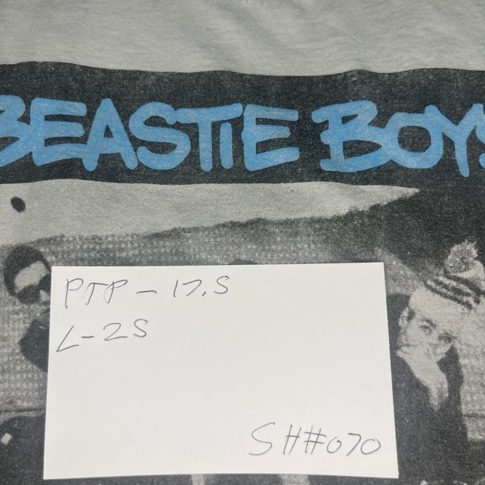 Beastie Boys Check Your Head Sixty Eight Graphic T-Shirt Grey Mens S - Picture 7 of 7